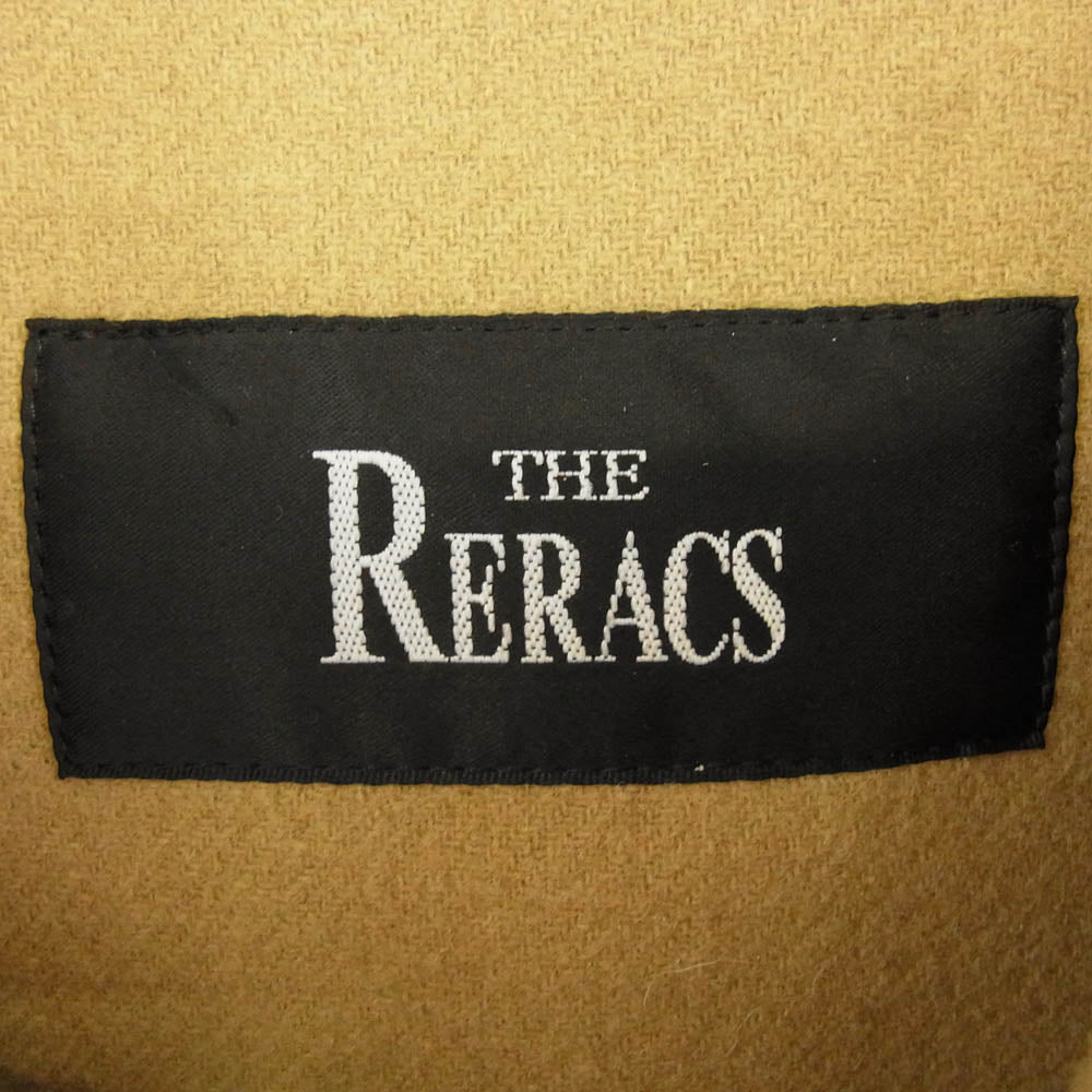 THE RERACS ザリラクス ウール100％ ジップアップ トグル ダッフルコート モッズコート ベージュ系 36【中古】