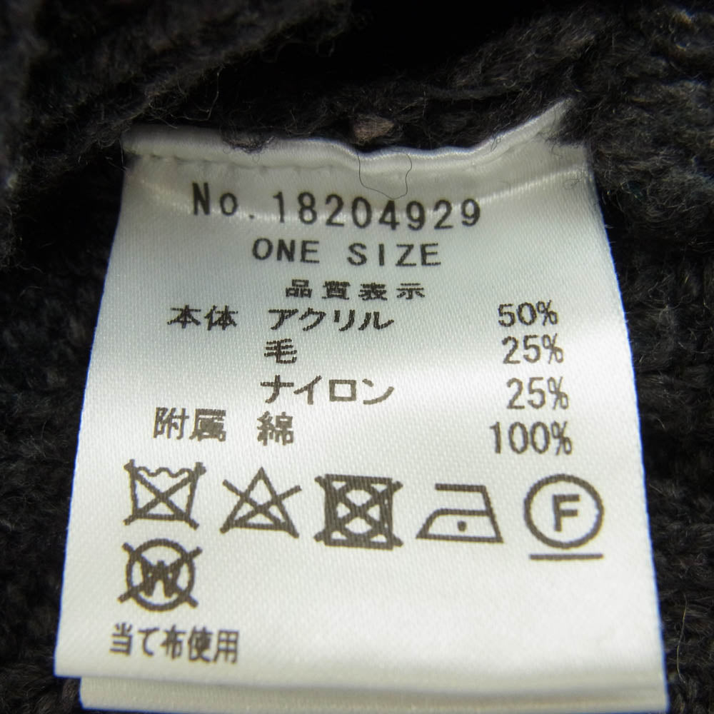 ホリデイ 18204929 loose arm short wool mix nepp knit cardigan ミックスネップショートカーディガン ブラウン系 ONE SIZE【中古】