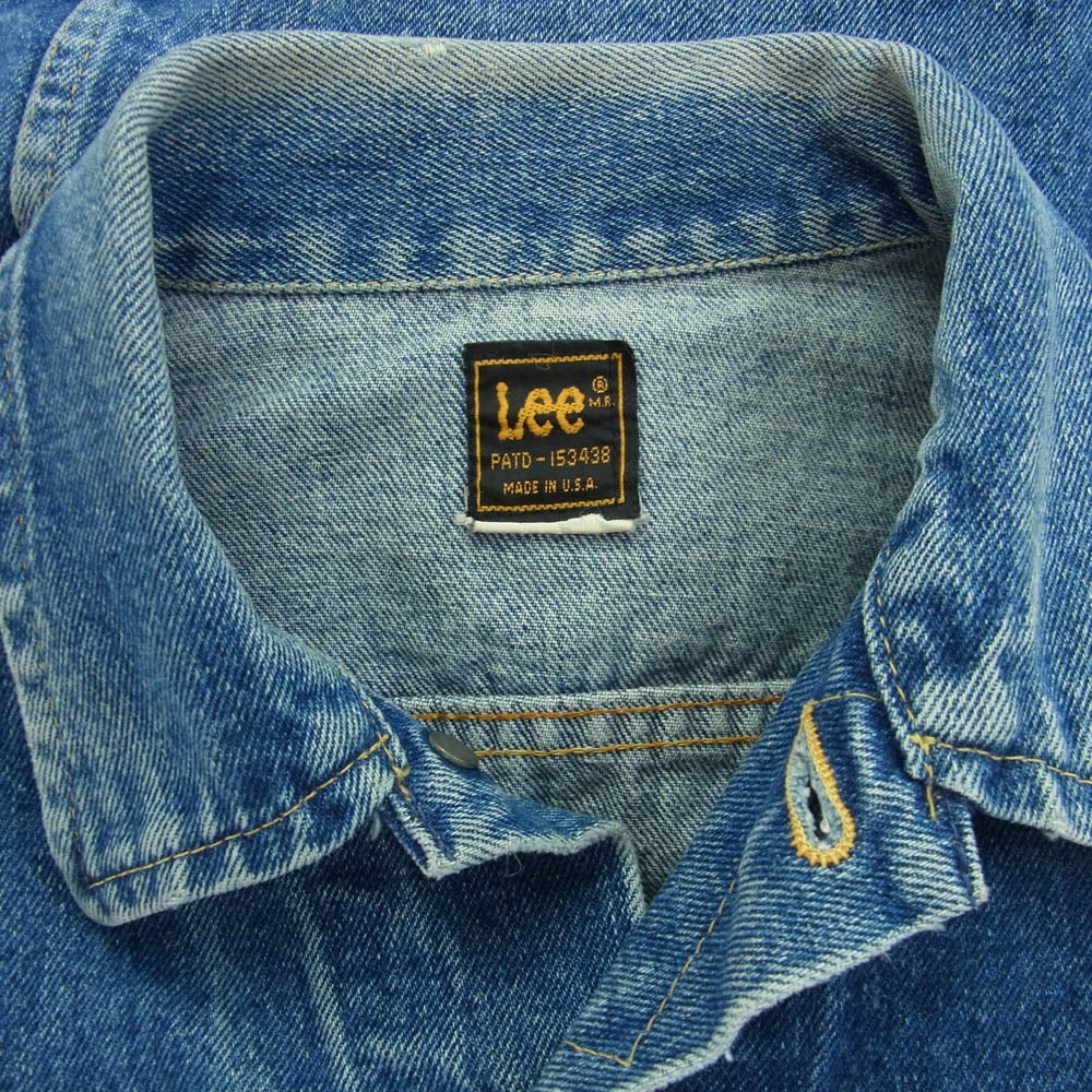 Lee リー PATD-153438 80s~90s USA製 デニム トラッカー ジャケット G