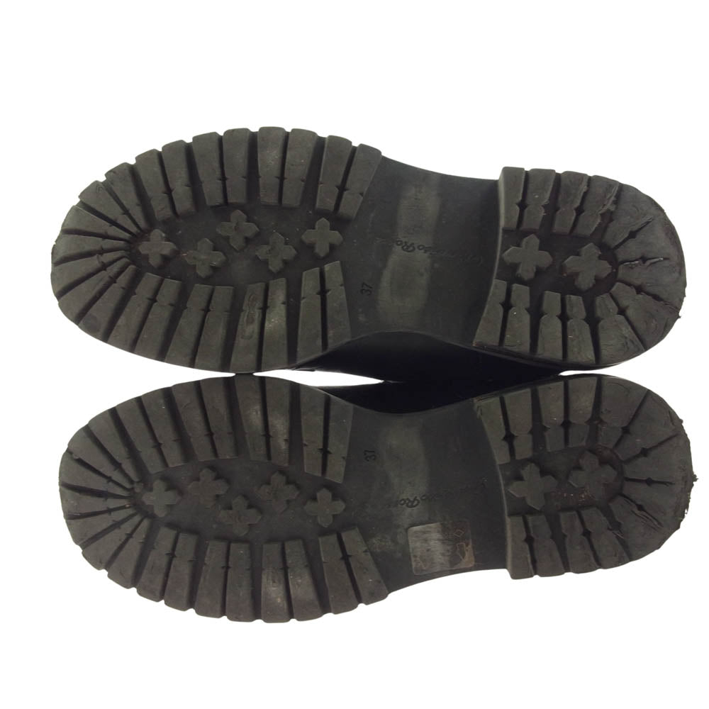 ジャンヴィトロッシ 73884 1434 レザー ブーツ シューズ ブラック系 37【中古】