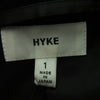 HYKE ハイク 142-17032 ウールメルトン Pコート ブラック系 1【中古】