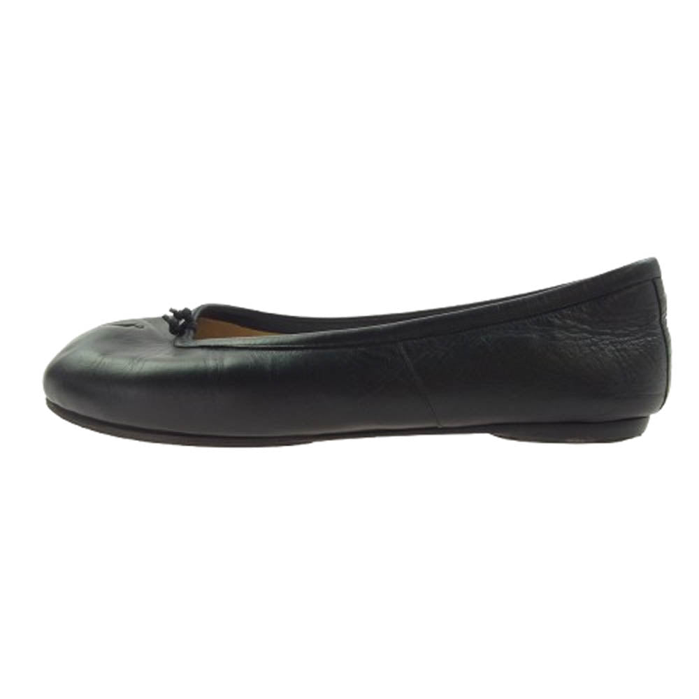 MAISON MARGIELA メゾンマルジェラ TABI BALLET FLATS SHOES 足袋 タビ フラット パンプス ブラック系 36 1/2【中古】
