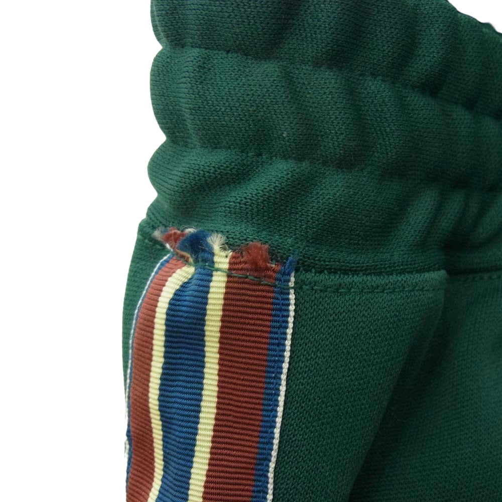 ISAMUKATAYAMA BACKLASH イサムカタヤマバックラッシュ 56250 POLYESTER JERSEY TRACK PANTS トラック パンツ グリーン系 M【中古】