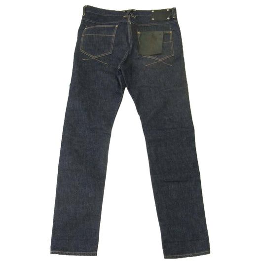 ISAMUKATAYAMA BACKLASH イサムカタヤマバックラッシュ D703-W TIGHT STRAIGHT DENIM ONE WASH INDIGO ワンウォッシュ タイト ストレート デニム パンツ インディゴブルー系 L【中古】