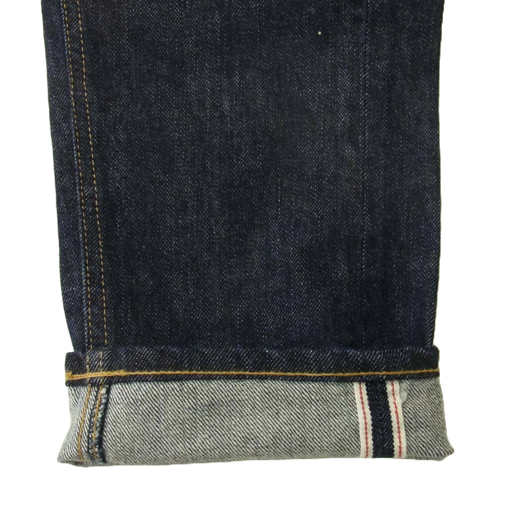 ISAMUKATAYAMA BACKLASH イサムカタヤマバックラッシュ D703-W TIGHT STRAIGHT DENIM ONE WASH INDIGO ワンウォッシュ タイト ストレート デニム パンツ インディゴブルー系 L【中古】