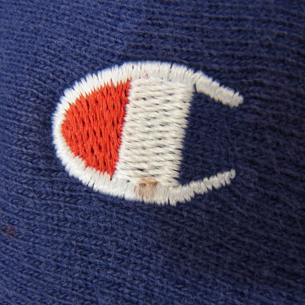 Champion チャンピオン ヴィンテージ 90s USA製 REVERSE WEAVE リバースウィーブ 目あり 目付き スウェット パーカー ネイビー系 L【中古】