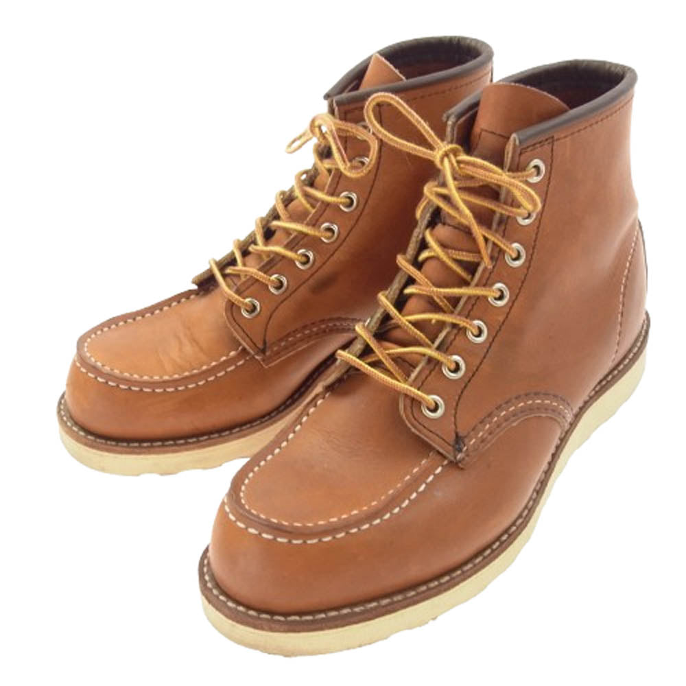 RED WING レッドウィング 875 USA製 6-inch Classic Moc 6インチ クラシックモック ブラウン系 US7.5E【中古】