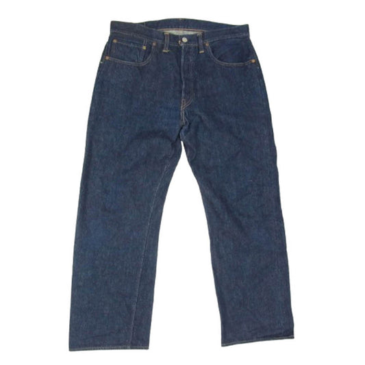 WAREHOUSE ウエアハウス 1954年 ピンクセルビッチ モデル ボタンフライ デニム パンツ インディゴブルー系 33【中古】