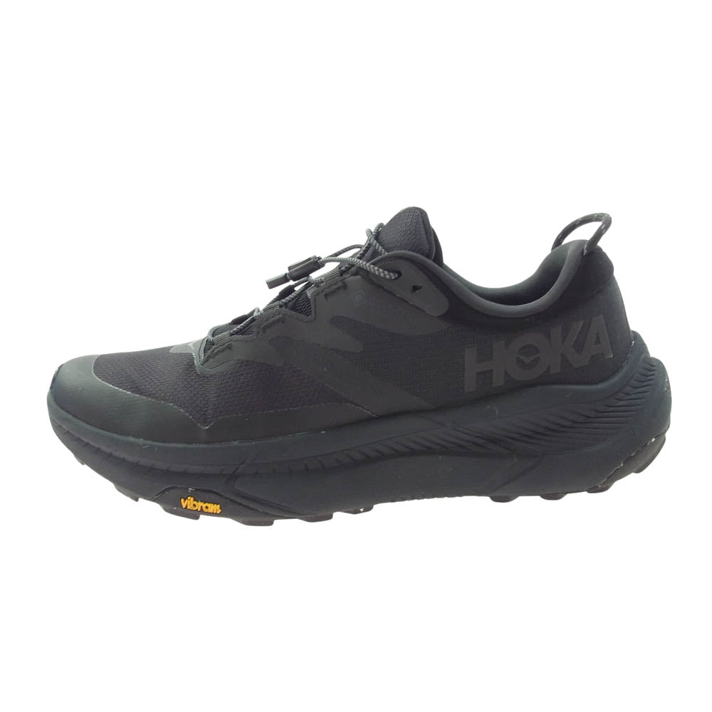 HOKA ONE ONE ホカ オネオネ 1133957F TRANSPORT GTX トランスポート トレイル ランニング シューズ ブラック系 27.5cm【中古】