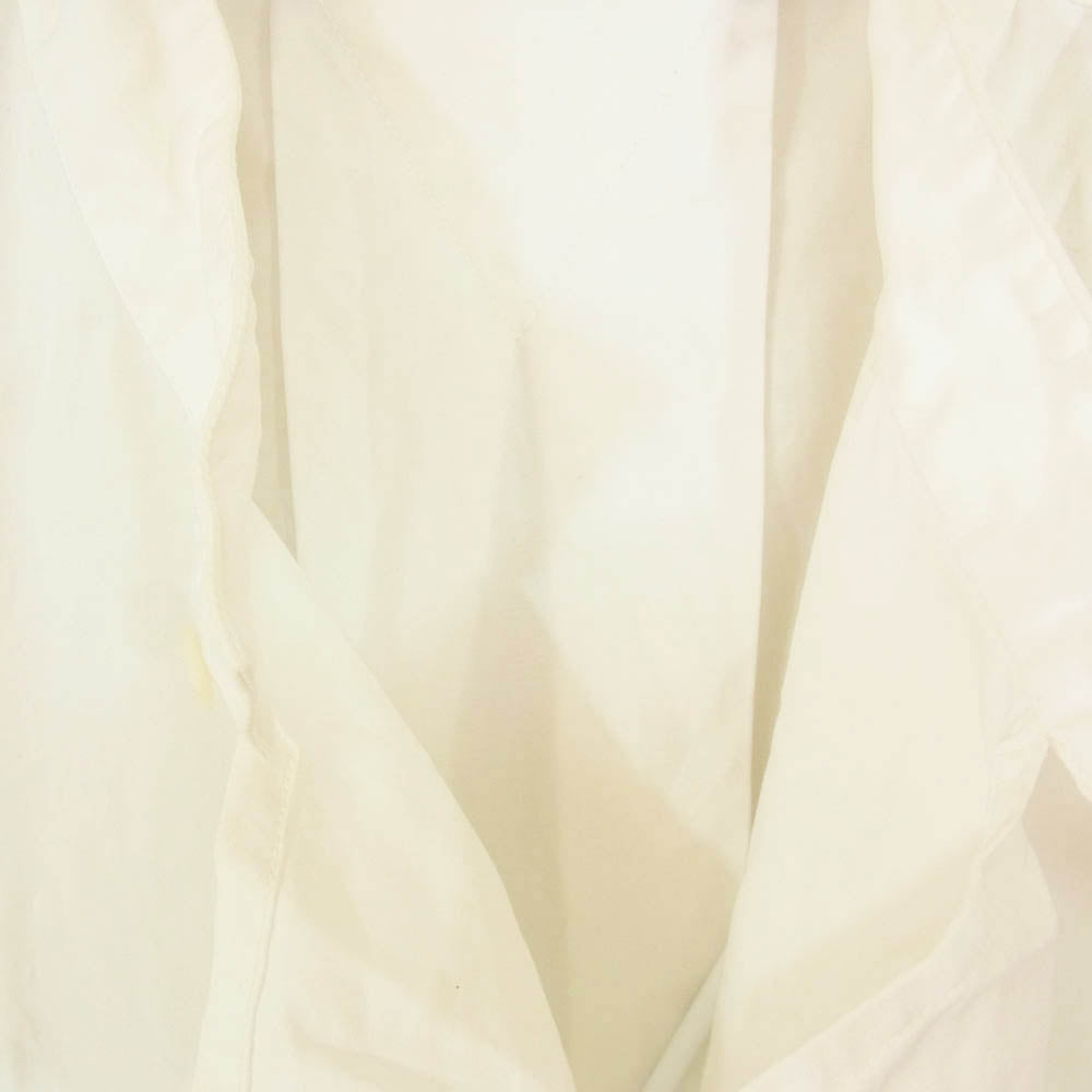 ISSEY MIYAKE イッセイミヤケ im product アイムプロダクト バンドカラー 長袖シャツ ホワイト系 L【中古】