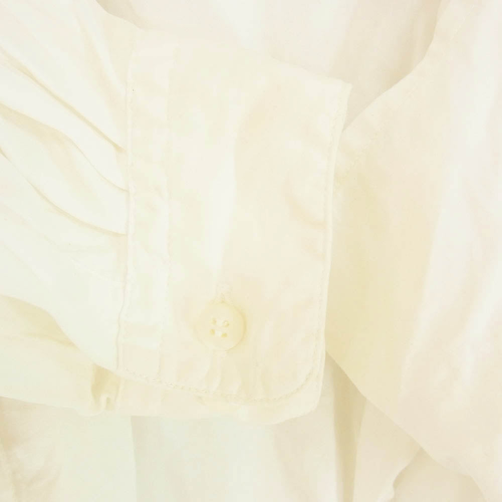 ISSEY MIYAKE イッセイミヤケ im product アイムプロダクト バンドカラー 長袖シャツ ホワイト系 L【中古】