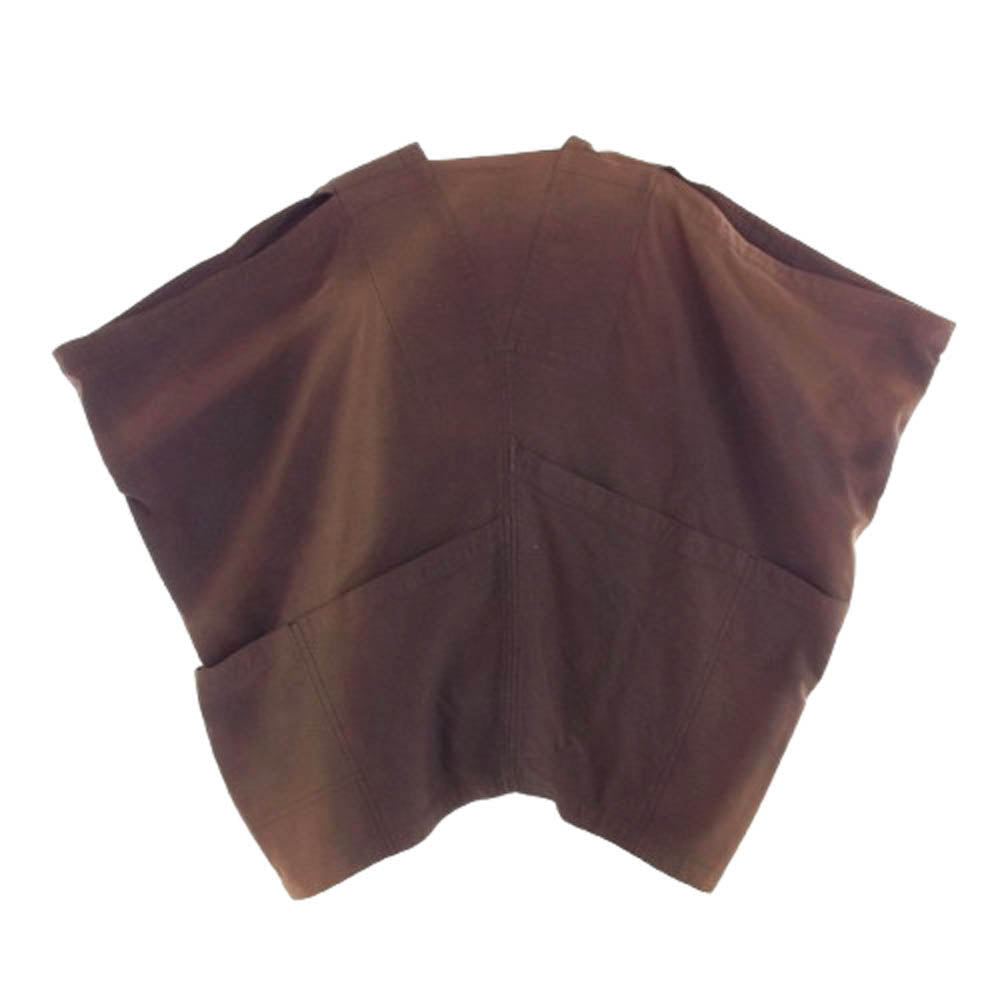 ISSEY MIYAKE イッセイミヤケ archive アーカイブ 70～80's PLANTATION プランテーション コットン ベスト ブラウン系 M【中古】