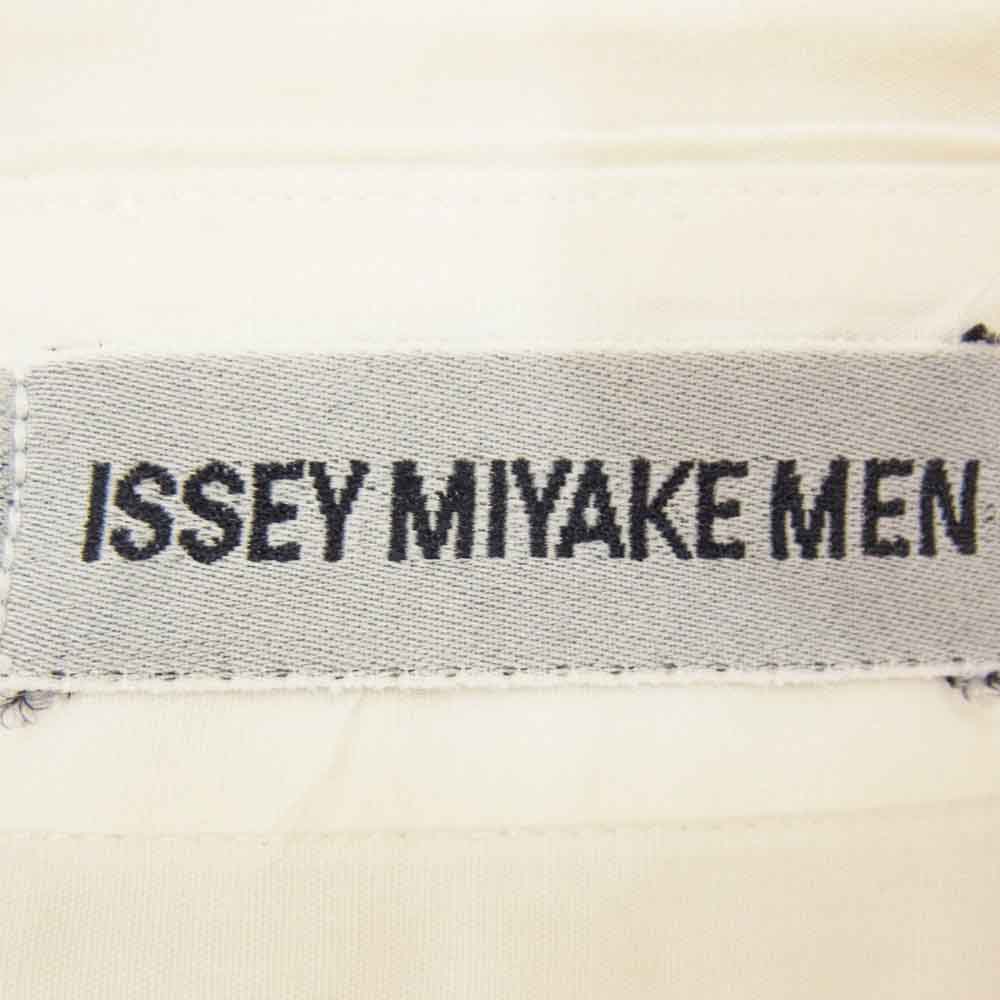 ISSEY MIYAKE イッセイミヤケ 銀タグ ポケット付 長袖 シャツ ホワイト系 サイズ表記無【中古】