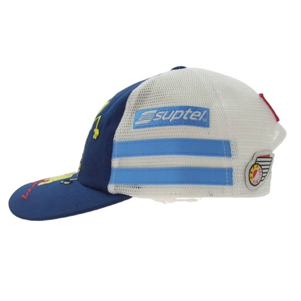 Supreme シュプリーム 25SS × SpongeBob SquarePants Jeff Hamilton Mesh Back 6-Panel スポンジボブ メッシュ キャップ ホワイト系 ブルー系【極上美品】【中古】