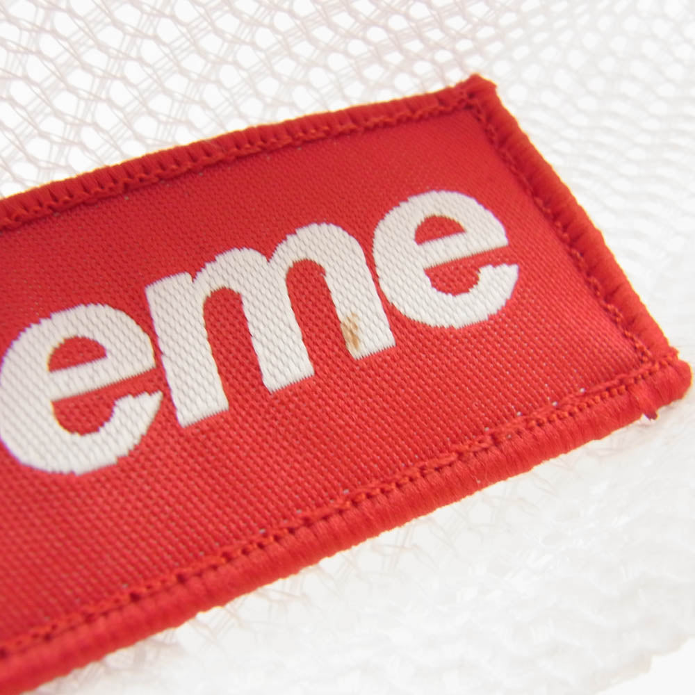 Supreme シュプリーム 25SS × SpongeBob SquarePants Jeff Hamilton Mesh Back 6-Panel スポンジボブ メッシュ キャップ ホワイト系 ブルー系【極上美品】【中古】