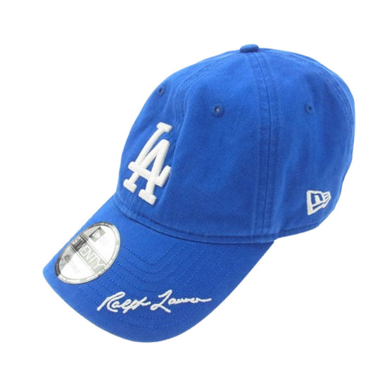 POLO RALPH LAUREN ポロ・ラルフローレン 25SS × NEW ERA × MLB LA DODGERS ニューエラ ロサンジェルス ドジャース ユーズド加工 ベースボール キャップ ブルー系【中古】
