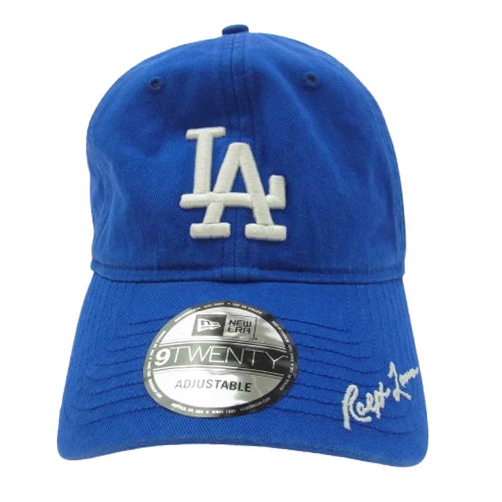 POLO RALPH LAUREN ポロ・ラルフローレン 25SS × NEW ERA × MLB LA DODGERS ニューエラ ロサンジェルス ドジャース ユーズド加工 ベースボール キャップ ブルー系【中古】