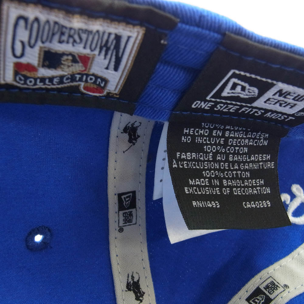 POLO RALPH LAUREN ポロ・ラルフローレン 25SS × NEW ERA × MLB LA DODGERS ニューエラ ロサンジェルス ドジャース ユーズド加工 ベースボール キャップ ブルー系【中古】