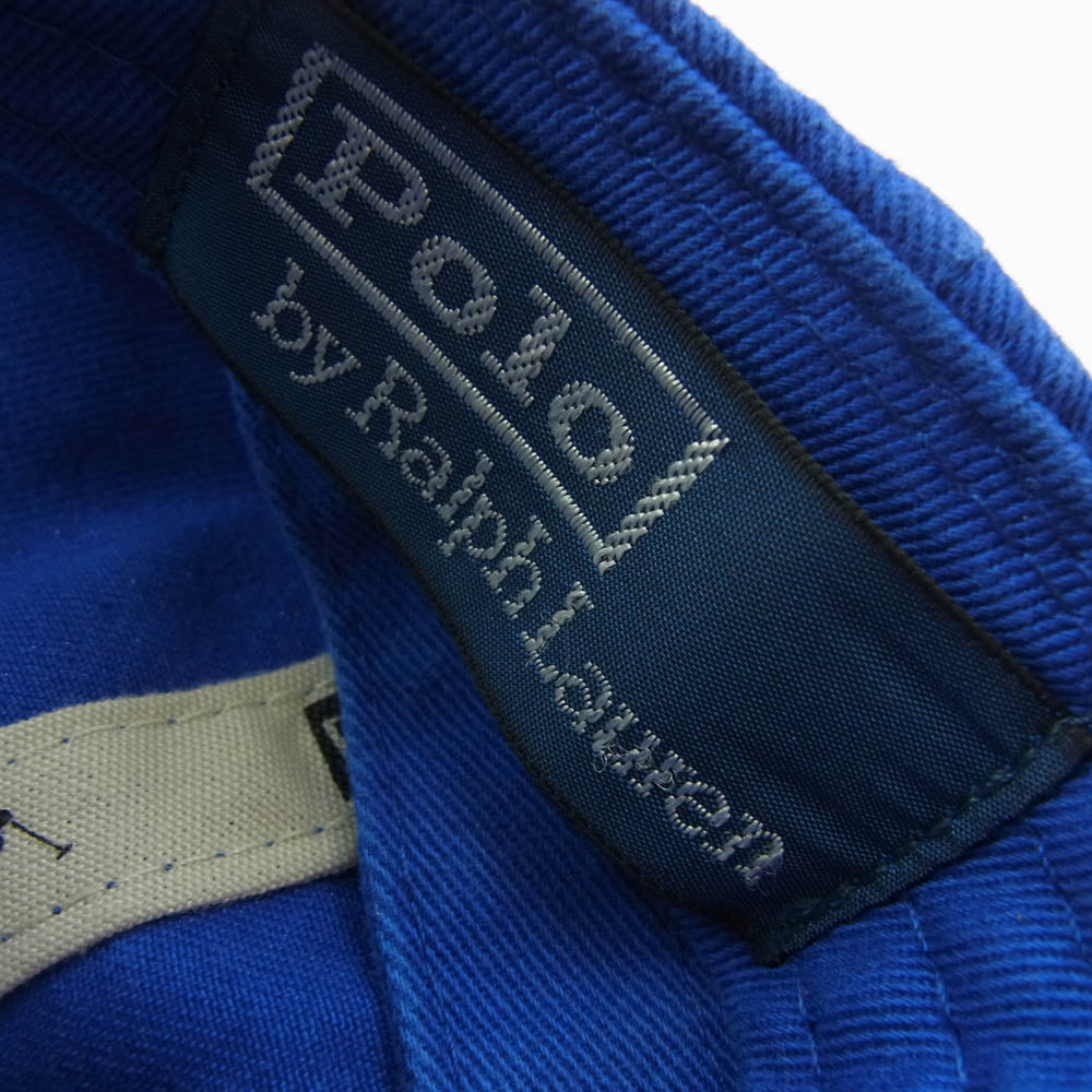 POLO RALPH LAUREN ポロ・ラルフローレン 25SS × NEW ERA × MLB LA DODGERS ニューエラ ロサンジェルス ドジャース ユーズド加工 ベースボール キャップ ブルー系【中古】