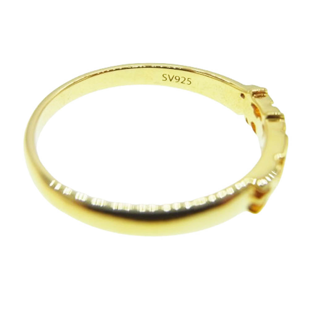 WACKO MARIA ワコマリア 25SS WMGP-RG20 天国東京 リング RING TYPE-2 925 SILVER ゴールドメッキ ゴールド系 21号【美品】【中古】