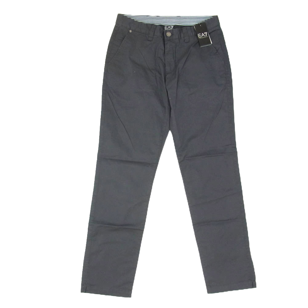 Emporio Armani エンポリオ・アルマーニ 272673 ジッパーフライ ストレッチ チノ トラウザー パンツ グレー系 S【中古】