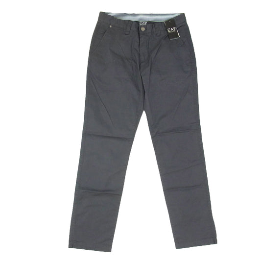 Emporio Armani エンポリオ・アルマーニ 272673 ジッパーフライ ストレッチ チノ トラウザー パンツ グレー系 S【中古】