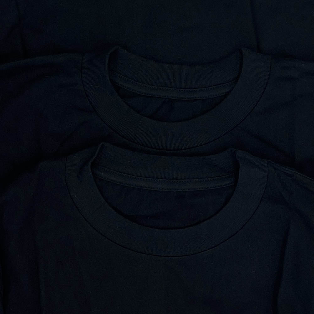 MINEDENIM マインデニム 22AW PCT-601-99-M2-2 USA製 Los Angeles Apparel 2PACK 2パック 6.0ozヘビーコームドコットン ポケット 半袖 Tシャツ ブラック系 M【中古】