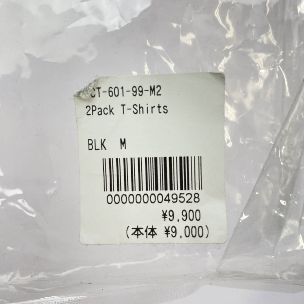 MINEDENIM マインデニム 22AW PCT-601-99-M2-2 USA製 Los Angeles Apparel 2PACK 2パック 6.0ozヘビーコームドコットン ポケット 半袖 Tシャツ ブラック系 M【中古】