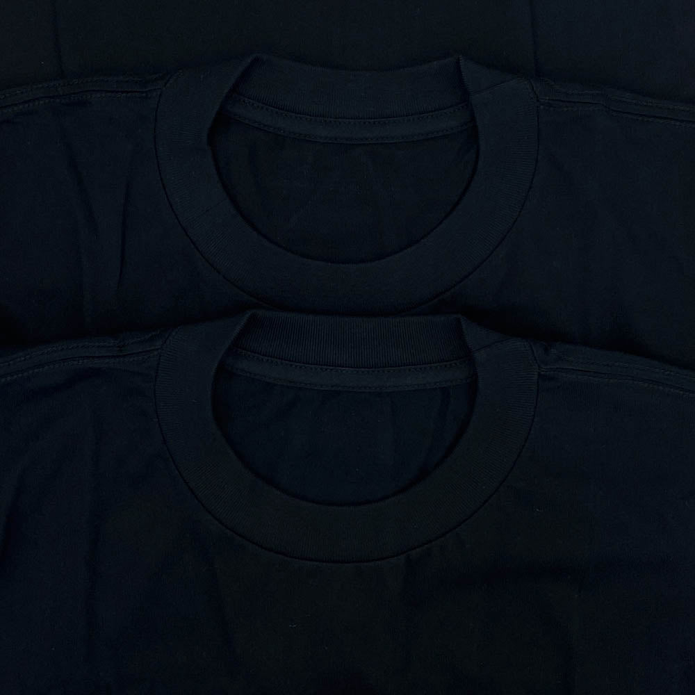 MINEDENIM マインデニム 22AW PCT-601-99-M2-2 USA製 Los Angeles Apparel 2PACK 2パック 6.0ozヘビーコームドコットン ポケット 半袖 Tシャツ ブラック系 M【中古】