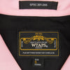 WTAPS ダブルタップス 111LTDT-SHM05 SWINGER LS SHIRT RACO TWILL ロゴ刺繍 オープンカラー レーヨン 長袖 ボーリング シャツ ブラック系 ピンク系 S【美品】【中古】