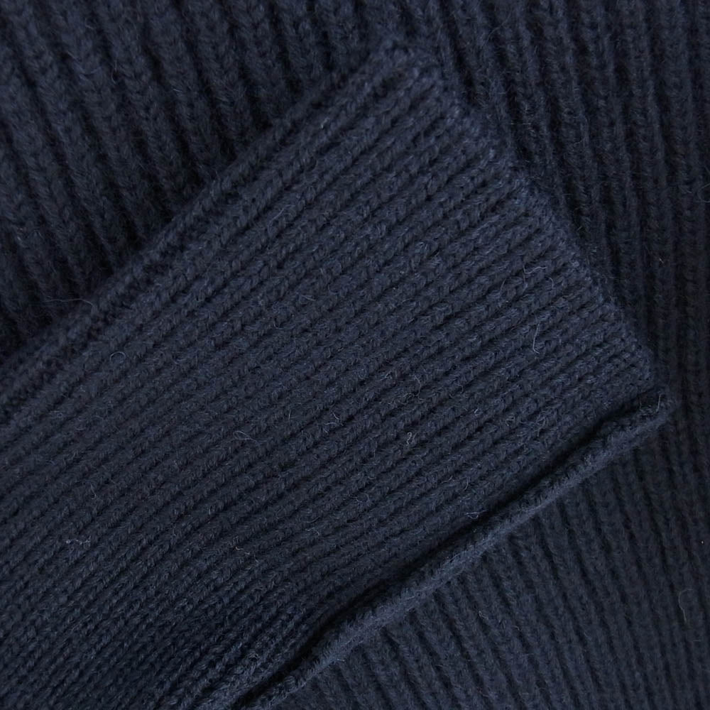 WTAPS ダブルタップス 16AW 162MADT-KNM03 COMMANDER SWEATER WOOL コマンダー セーター ウール ハーフジップ ニット ダークネイビー系 2【極上美品】【中古】