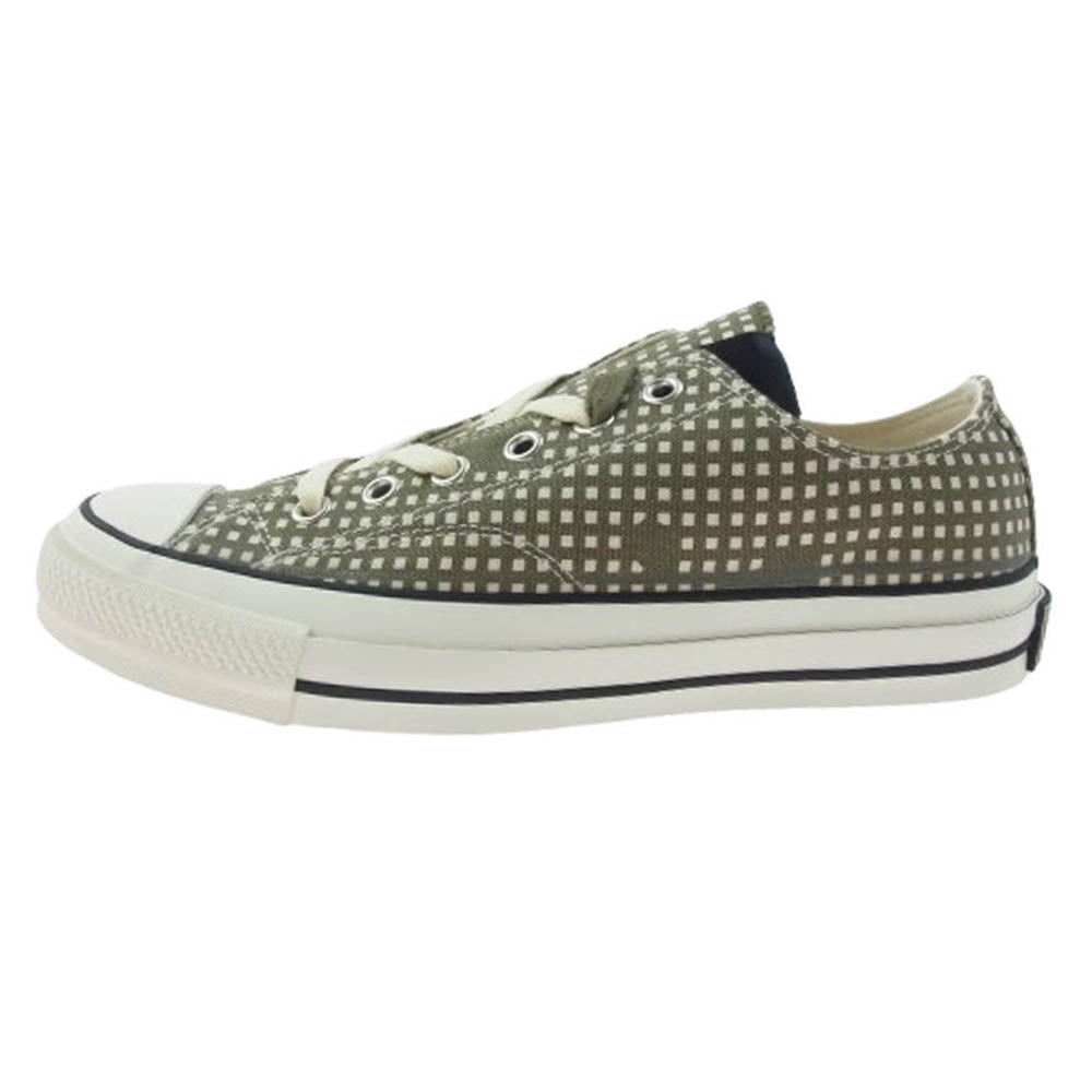 CONVERSE コンバース 21AW 2212-SE01peg ADDICT N.HOOLYWOOD COMPILE LINE UNDERCOVER CHUCK TAYLOR NU OX エヌハリウッド アンダーカバー 別注 チャックテイラー ローカット スニーカー カーキ系 26.5cm【極上美品】【中古】