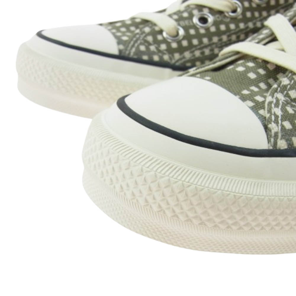 CONVERSE コンバース 21AW 2212-SE01peg ADDICT N.HOOLYWOOD COMPILE LINE UNDERCOVER CHUCK TAYLOR NU OX エヌハリウッド アンダーカバー 別注 チャックテイラー ローカット スニーカー カーキ系 26.5cm【極上美品】【中古】