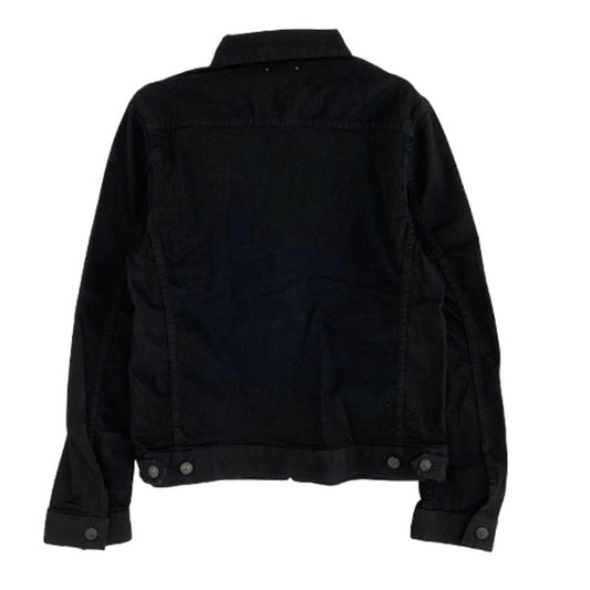 MINEDENIM マインデニム GKT-802BL-99-022 BD STR ZP-GJKT OWS ジップアップ デニム ジャケット ブラック系 2【美品】【中古】