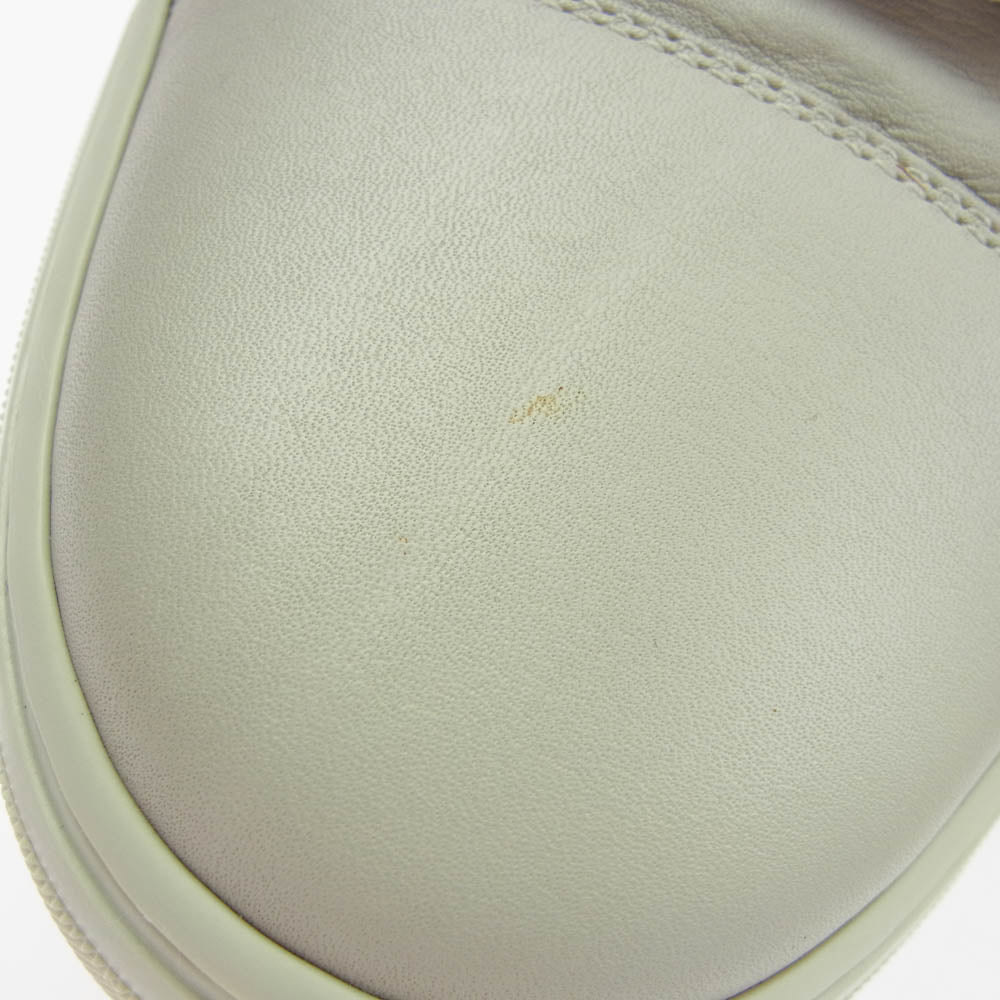 GUCCI グッチ 423300 ハイカット レザー スニーカー ベージュ系 7.5【美品】【中古】