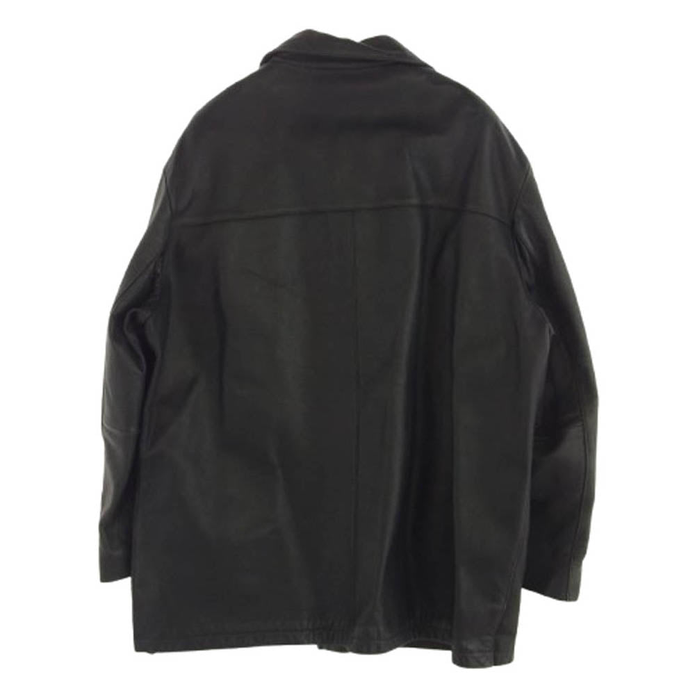 Guess ゲス レザー コート ジャケット ブラック系 XL【中古】