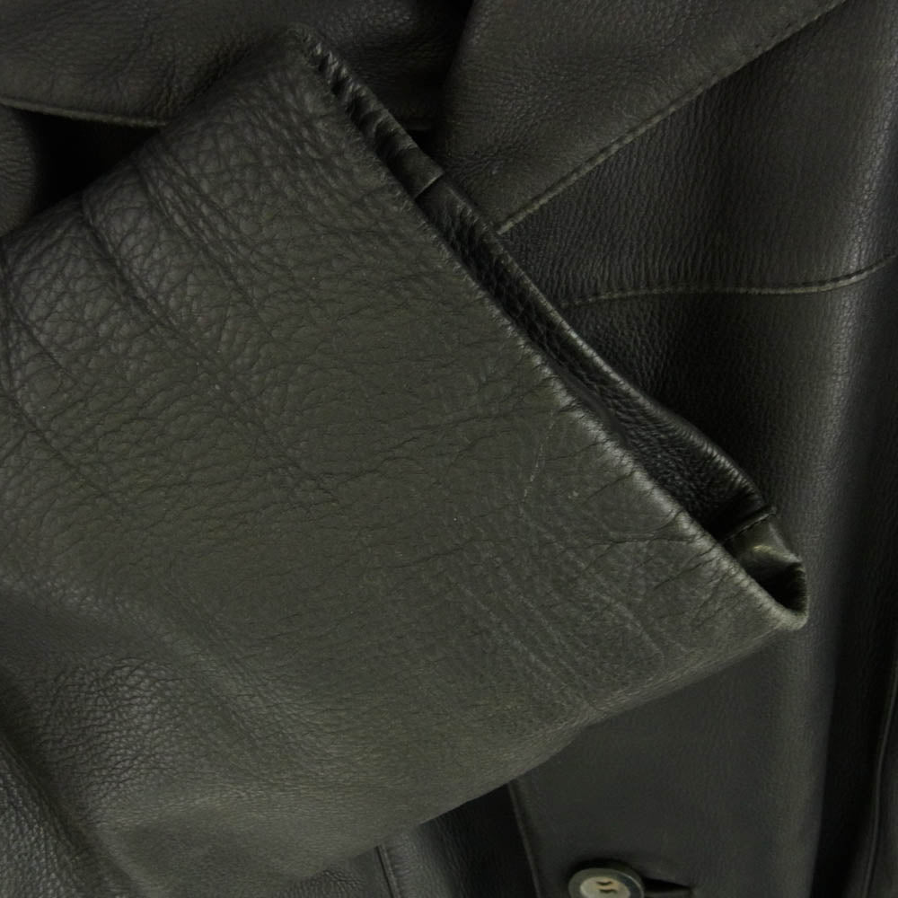 Guess ゲス レザー コート ジャケット ブラック系 XL【中古】