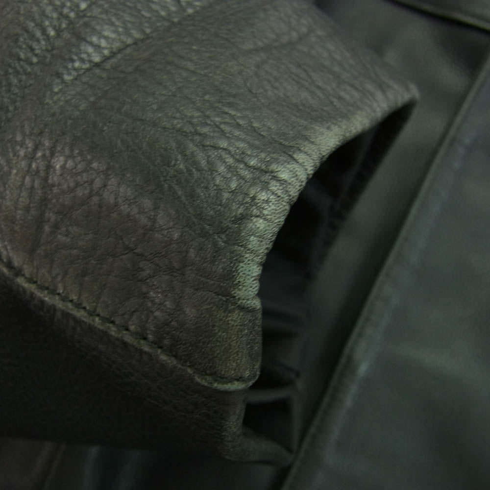 Guess ゲス レザー コート ジャケット ブラック系 XL【中古】