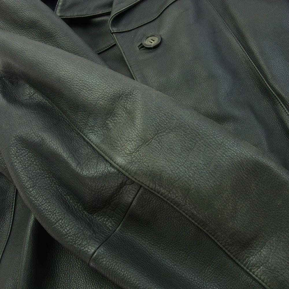 Guess ゲス レザー コート ジャケット ブラック系 XL【中古】