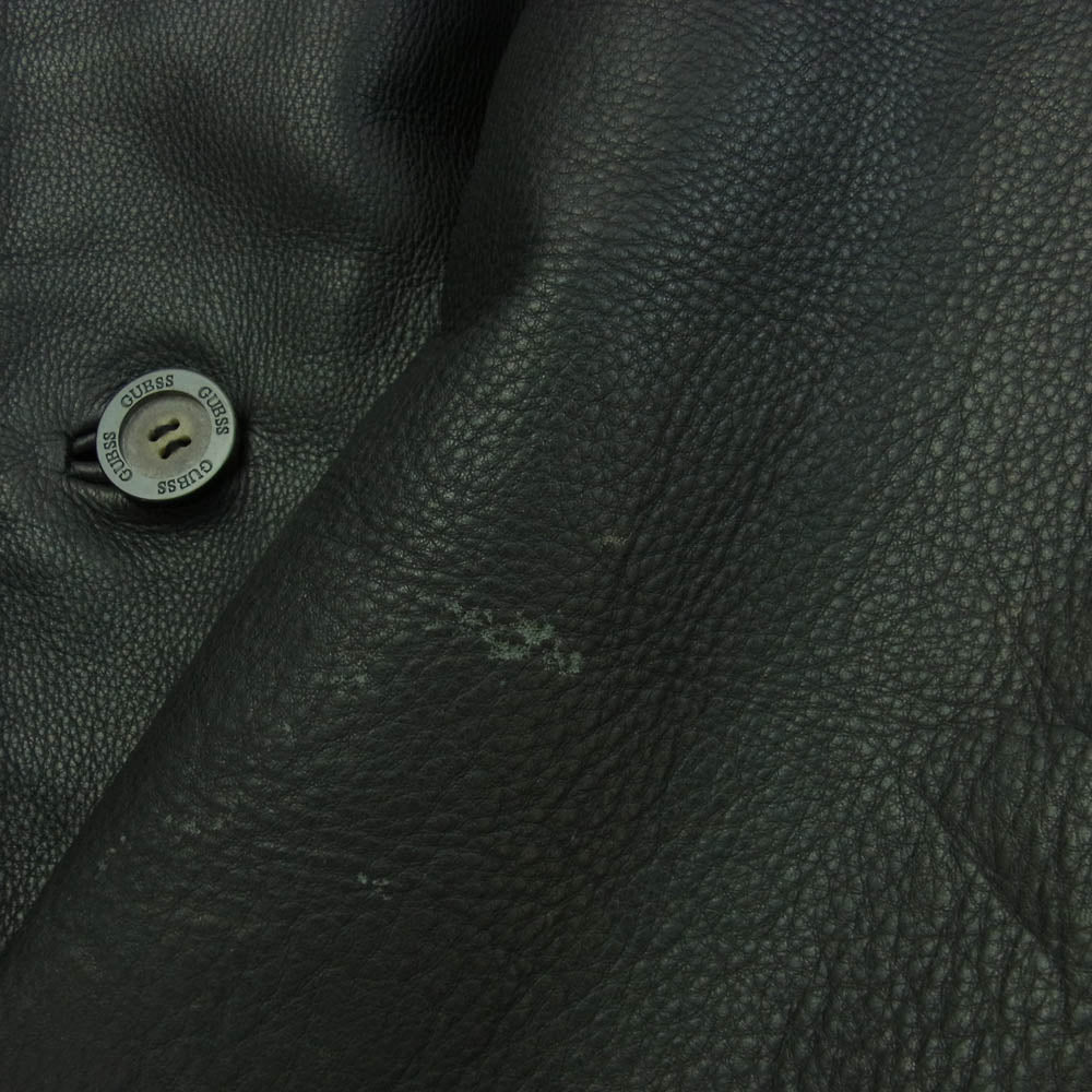 Guess ゲス レザー コート ジャケット ブラック系 XL【中古】