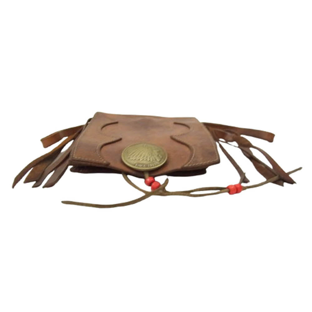 REDMOON レッドムーン コンチョ メディスン バッグ ブラウン系【中古】
