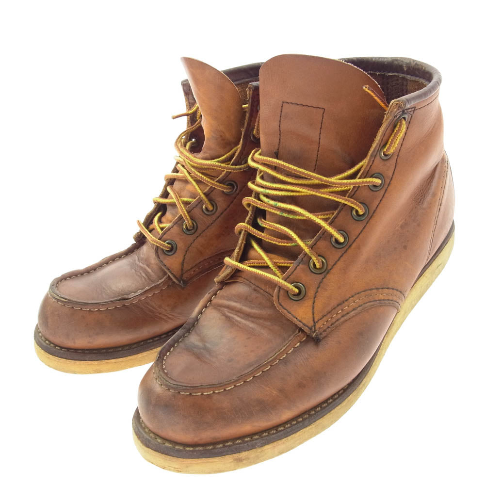 RED WING レッドウィング 875 USA製 CLASSIC MOC IRISH SETTER クラシックモック アイリッシュセッター ワークブーツ ブラウン系 41【中古】