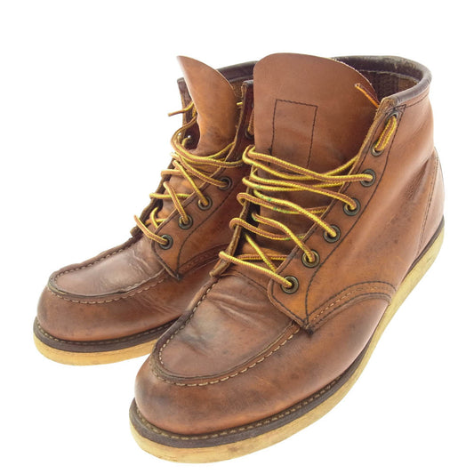 RED WING レッドウィング 875 USA製 CLASSIC MOC IRISH SETTER クラシックモック アイリッシュセッター ワークブーツ ブラウン系 41【中古】