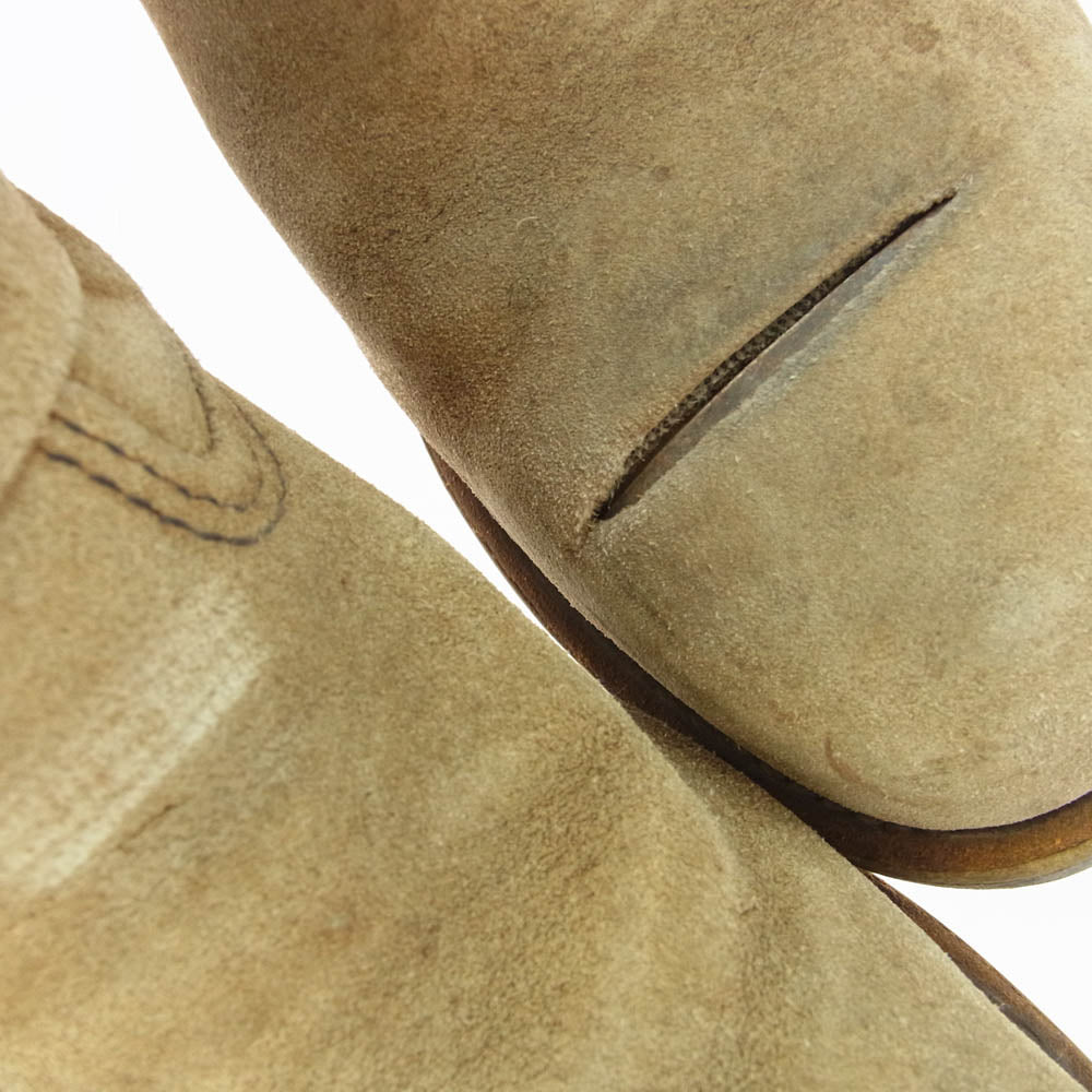 RED WING レッドウィング 8268 USA製 スチールトゥ スエード エンジニアブーツ ライトブラウン系 41【中古】