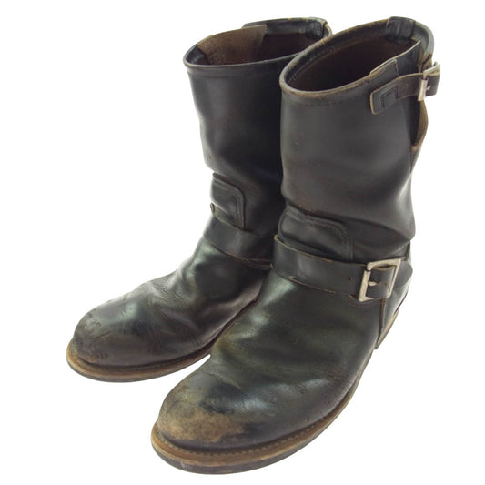 RED WING レッドウィング 2268 ANSI Z41 PT91 USA製 エンジニアブーツ ブラック系 9.5【中古】