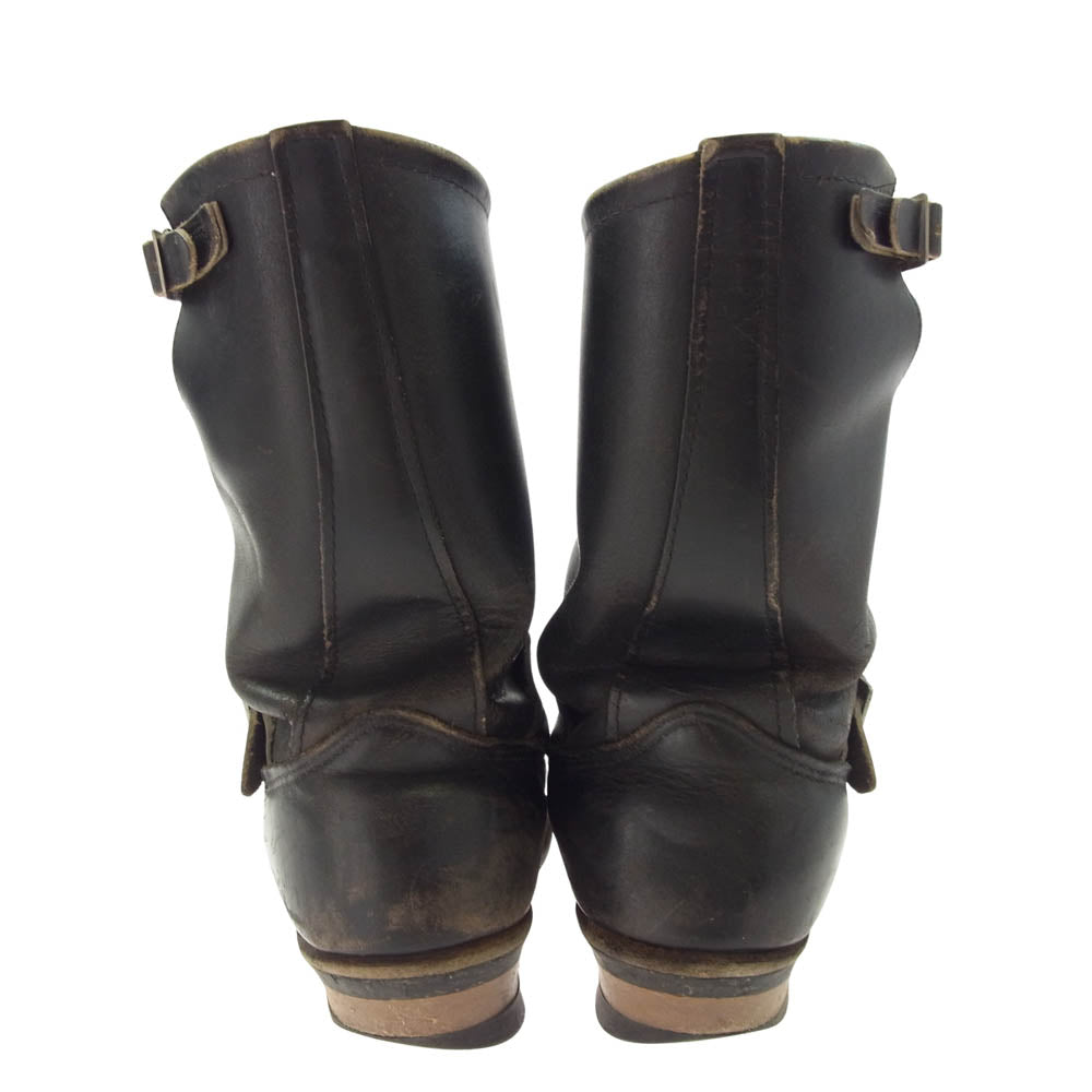 RED WING レッドウィング 2268 ANSI Z41 PT91 USA製 エンジニアブーツ ブラック系 9.5【中古】