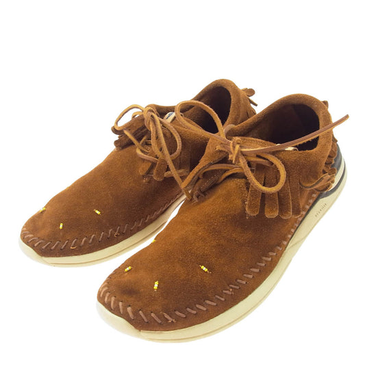 VISVIM ビズビム 0116302002003 maliseet shaman-folk マリシートシャーマンフォーク スェード スニーカー ブラウン系 8【中古】
