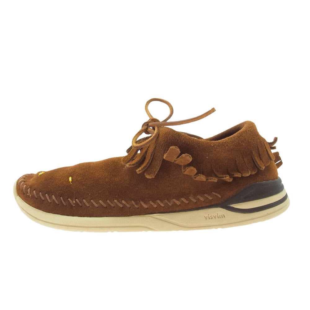 VISVIM ビズビム 0116302002003 maliseet shaman-folk マリシートシャーマンフォーク スェード スニーカー ブラウン系 8【中古】
