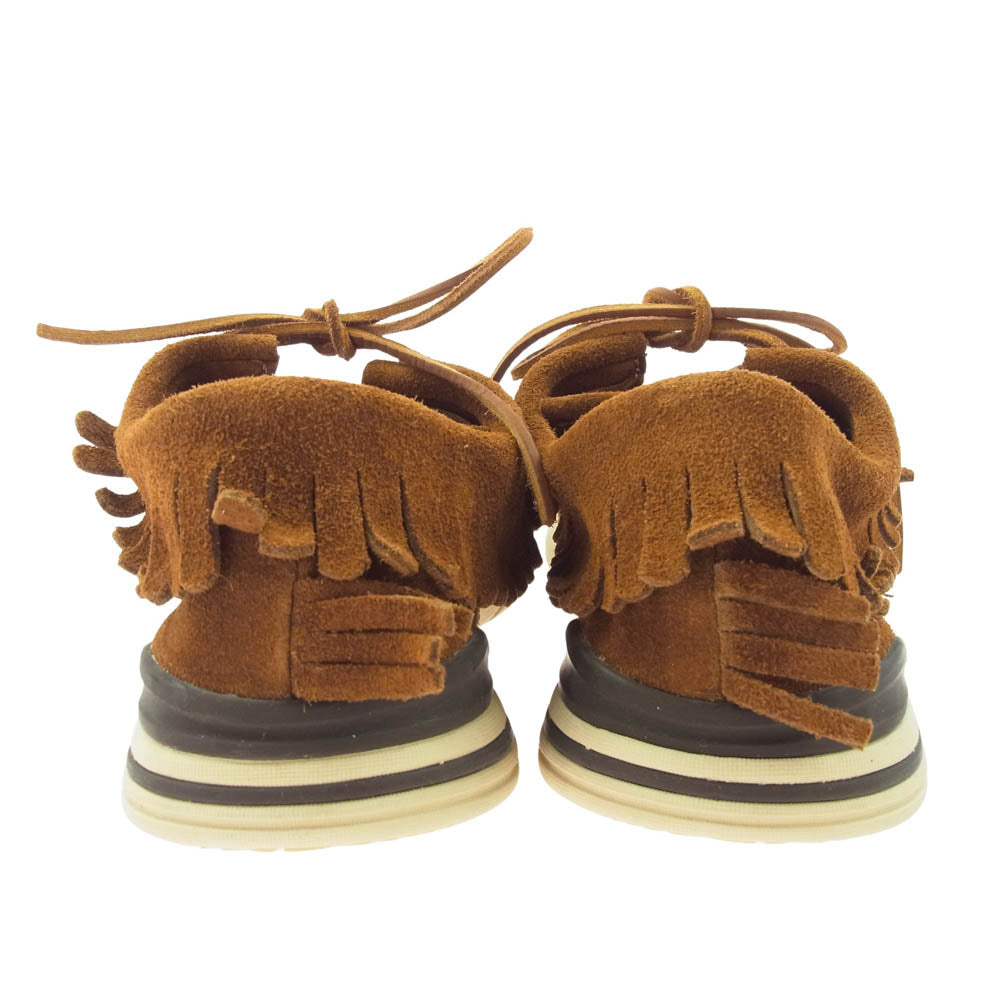 VISVIM ビズビム 0116302002003 maliseet shaman-folk マリシートシャーマンフォーク スェード スニーカー ブラウン系 8【中古】