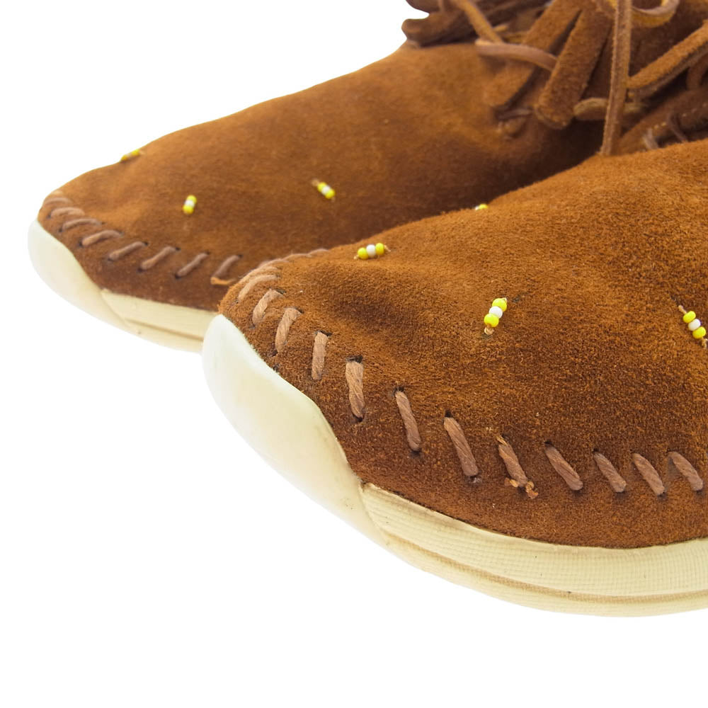 VISVIM ビズビム 0116302002003 maliseet shaman-folk マリシートシャーマンフォーク スェード スニーカー ブラウン系 8【中古】